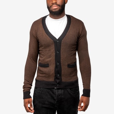 Shawl cardigan with elbow patch.  Mens fashion sweaters, Mens outfits, Mens  cardigan sweater