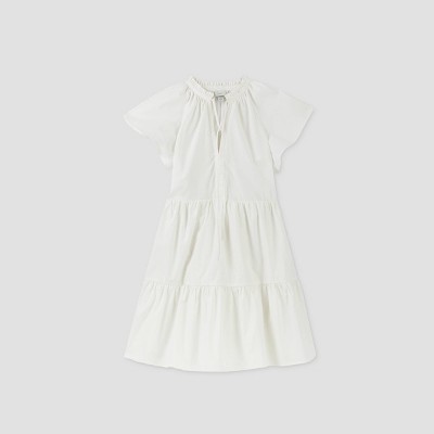 short white babydoll dress