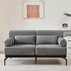 Loveseat Sofa Modern Style with USB Port and High-Density Foam for Living Room 59" - 3irtyhousy - 2 of 4