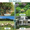 Metal Fence Posts Pack of 10, No Dig u Posts for Garden Yard, Heavy Duty Step-in Fence Stakes, Sturdy Fence Poles for Easy Installation - 2 of 4