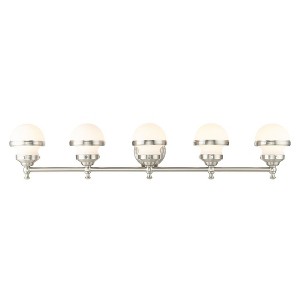 Livex Lighting Oldwick 5 - Light Vanity in  Brushed Nickel - 1 of 1