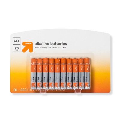 AAA Batteries - 20pk Alkaline Battery - up&up™