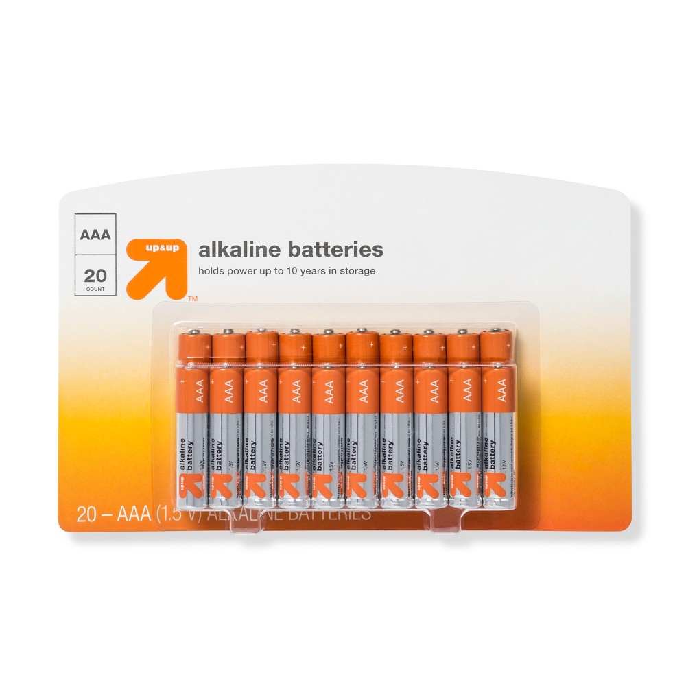 AAA Batteries - 20ct - Up&Up