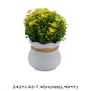 Unique Bargains Artificial Plants Flower Bud Vase Plastic 3.43"x3.43"x7.48" 1 Pc - 3 of 4