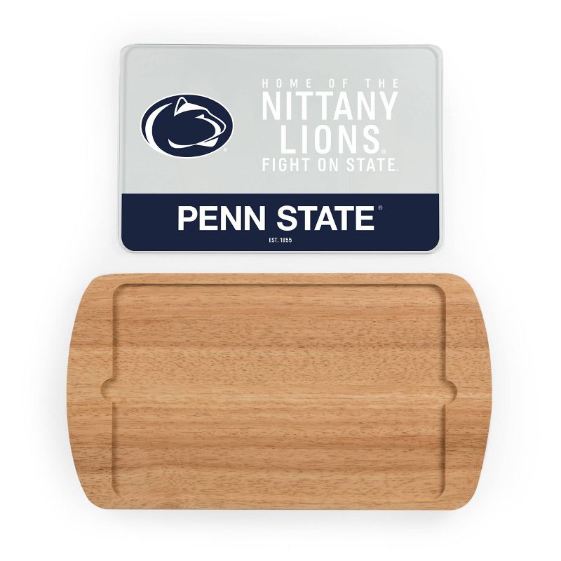 NCAA Penn State Nittany Lions Parawood Billboard Glass Top Serving Tray, 3 of 4