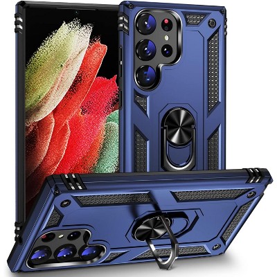 Entronix Samsung Galaxy S21 Ultra Case - Guard Ring Holder, Dual Layer Protection