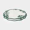 2pk Scallop with Embroidery Charger - Threshold™ - 3 of 4