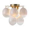 Artcraft Lighting Globo 4 - Light Semi-Flush Mount in  Brass - 4 of 4