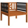 vidaXL Patio Chair with cushion Solid Acacia Wood - 3 of 4