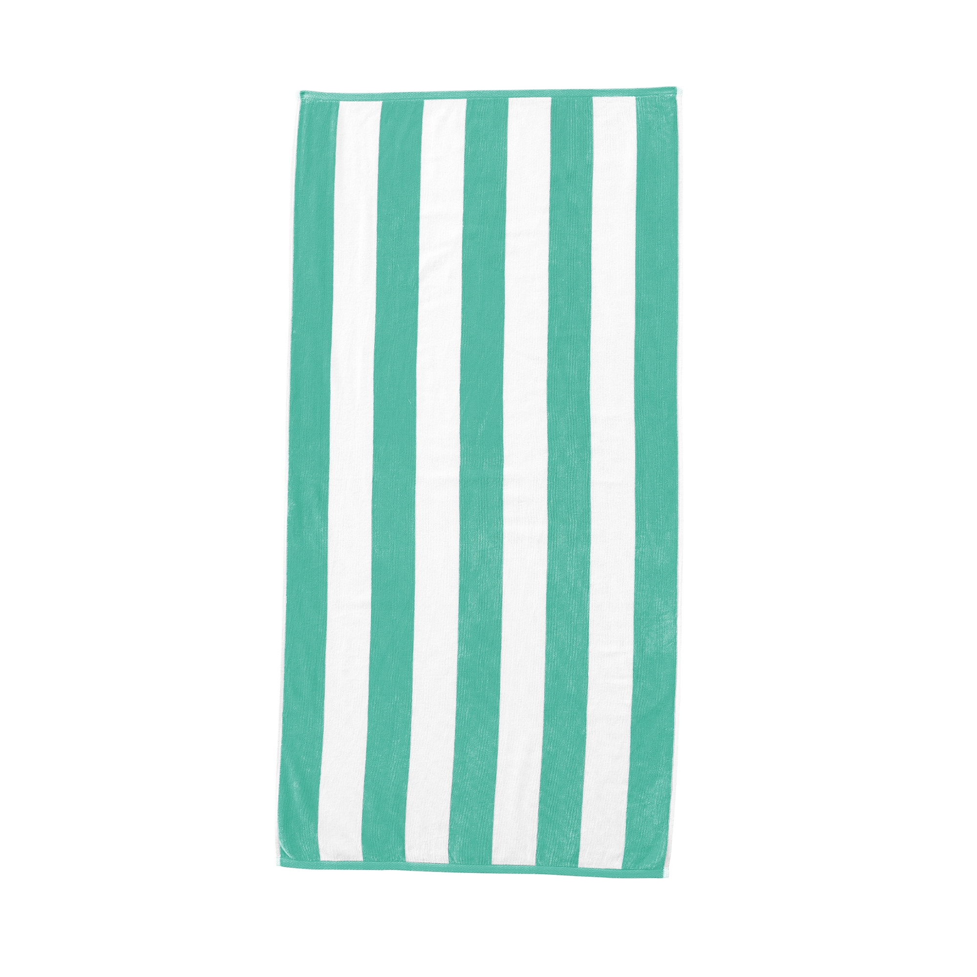 Oversized 100% Cotton Cabana Beach Towels - Great Bay Home (35" x 70", Teal)
