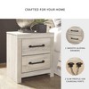 Cambeck Nightstand White - Signature Design by Ashley: Industrial Style Bedside Table with USB Ports & Storage - 4 of 4