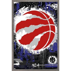Trends International NBA Toronto Raptors - Maximalist Logo 23 Framed Wall Poster Prints - 1 of 4