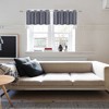 PiccoCasa Window Rod Pocket Valance Thermal Insulated Curtain Panels 2Pcs - 2 of 4