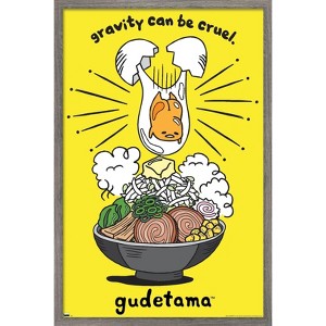 Trends International Gudetama - Gravity Framed Wall Poster Prints - 1 of 4