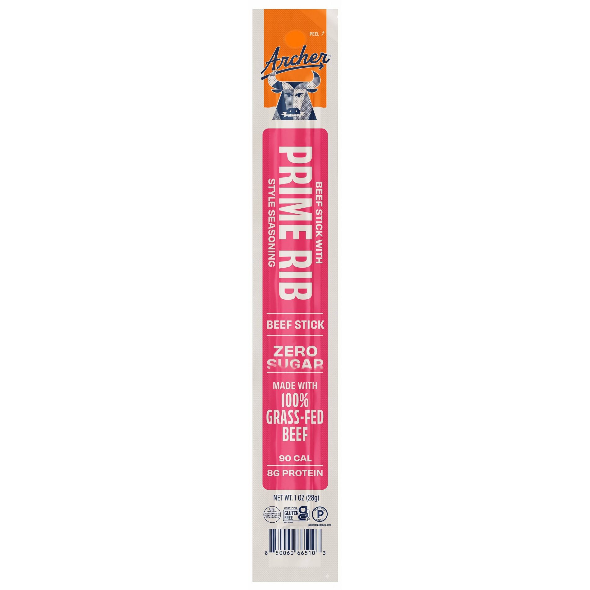 Archer Jerky Prime Rib Stick - 1oz