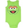Sesame Street Elmo Cookie Monster Oscar the Grouch Big Bird Baby Boys 5 Pack Bodysuit  - 4 of 4