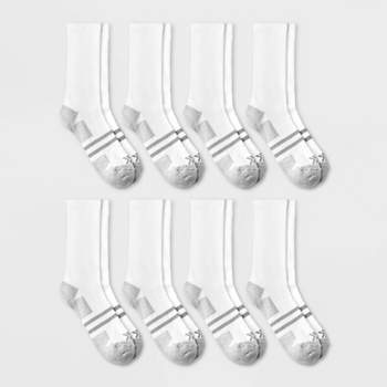 Men's Training 8pk Crew Socks - All in Motion™ 6-12