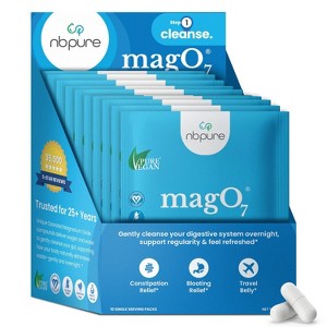 NBPure MagO7 Sachet Box Multi-Symptom Relief Capsules - 10ct - 1 of 4