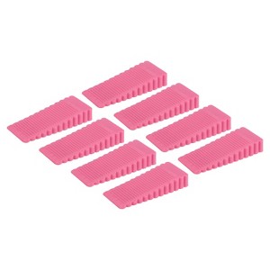 Unique Bargains ABS Anti-Slip Mini Size Wide Applications Stackable Door Stop 8 Pcs - 1 of 4