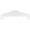 VidaXL 2-Tier Gazebo Top Cover 1 oz/ftÂ² 9.8'x9.8' White - 3 of 4