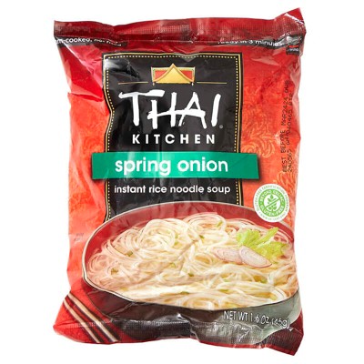 Thai Kitchen, Instant Rice Noodle Soup, Spring Onion, 1.6 oz