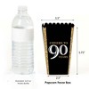 Big Dot of Happiness Adult 90th Birthday - Gold - Birthday Party Favor Popcorn Treat Boxes - Set of 12 - 2 of 4