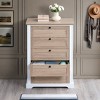 NicBex Modern 5/6 Drawer Dresser for Bedroom,Drawer Chest with Interlock Drawer Feature for Closet Organizer,Oak - 2 of 4