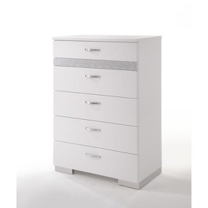 Naima II White High Gloss Finish Chest - 1 of 1