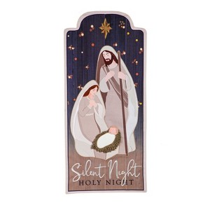 Evergreen Silent Night Nativity Everlasting Impressions Textile D√©cor - 1 of 3