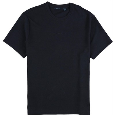 Perry Ellis Mens Logo Crew Embellished T-Shirt