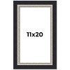 PosterPalooza | Embellished Black Picture Frame - UV Acrylic, Foam Board Backing, Hanging Hardware - 2 of 4