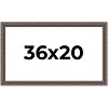 PosterPalooza | Ornate Black Picture Frame - UV Acrylic, Backing Board, Hanging Hardware Included - 2 of 4