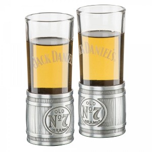 Adult Jack Daniels Metal Barrel Set of 2 Shooters - 1 of 1