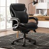 Hyland Bonded Leather & Wood Executive Office Chair - La-Z-Boy - image 2 of 4