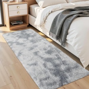 Plush Thick Shag Area Rug Large Soft Fluffy Faux Fur Carpet, Non-Slip Non-Shedding Fuzzy Rug for Living Room, Bedroom Nursery Decor - 1 of 4