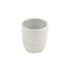 Cheung's Celadi White Rippled Ceramic Pot - Medium - 3 of 3