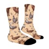 Farm Horse Duck Goat Women Printed Crew Socks Funny Funky Socks Soft Polyester Novelty Gifts for Artists Men - 3 of 4
