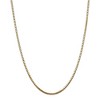 Black Bow Jewelry 2.5mm, 14k Yellow Gold, Solid Box Chain Necklace - 3 of 4