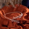 SOHI Women's Silver Crystal Torque Necklace - 3 of 4