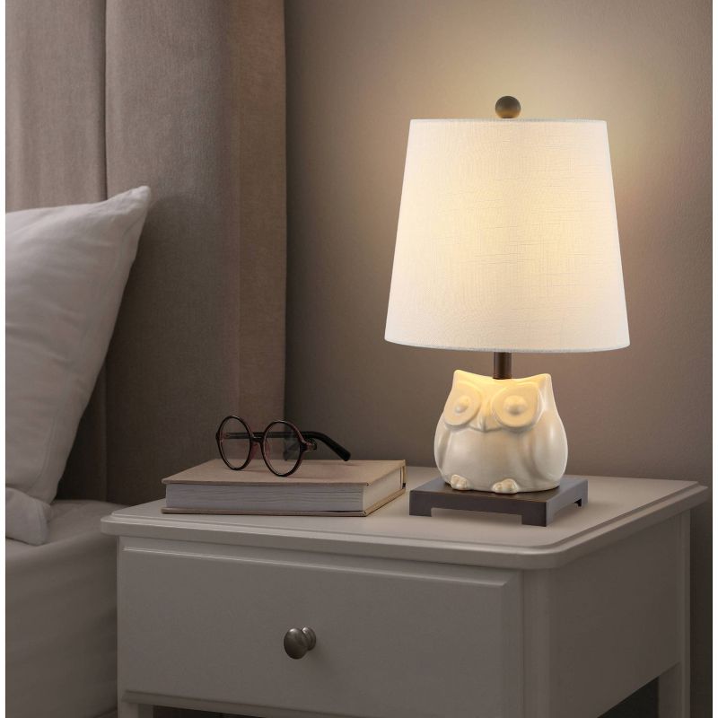 16" Justina Ceramic Mini LED Table Lamp (Includes LED Light Bulb) - JONATHAN Y, 3 of 11