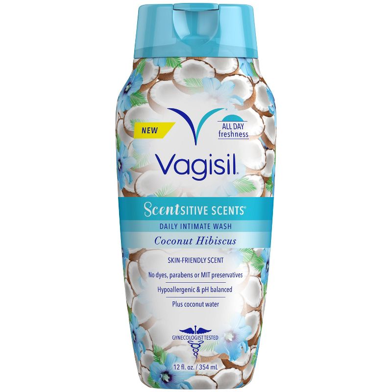 Vagisil Coconut/Hibiscus Feminine Wash - 12 fl oz, 1 of 8