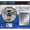 Seasons Comfort™ 20-In. 3-Speed High-Velocity Heavy-Duty Floor Fan, FHV20, Black, Size: 20 In. - 4 of 4