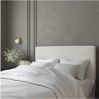 Gray deals cushion headboard