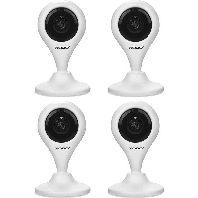 XODO WiFi 1080p HD Indoor Security Camera Baby Monitor, E4 (4 Pack)