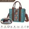 4Pcs Purse Handbag for Women,Vintage Work Shoulder Bag Lightweight,Boho Tote Bag for Daily-Green - 4 of 4