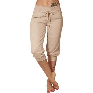 Imily Bela Women's Drawstring Lounge Pants with Pockets - Comfortable Loose Fit - 1 of 4