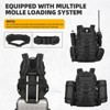 Generic 50L Military Tactical Backpack Hiking Waterproof Backpack Large Military Pack 3 Day Assault Pack Molle Bag Rucksack - 3 of 4