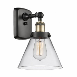 Cone - 1 Light Wall Sconce In Industrial Style-13 Inches Tall and 8 Inches Wide - 1 of 1