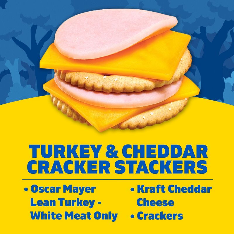 Lunchables Turkey &#38; Cheddar Cheese with Crackers - 3.2oz, 4 of 14