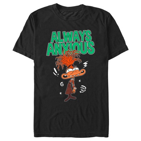Men s Inside Out 2 Always Anxious T shirt Target